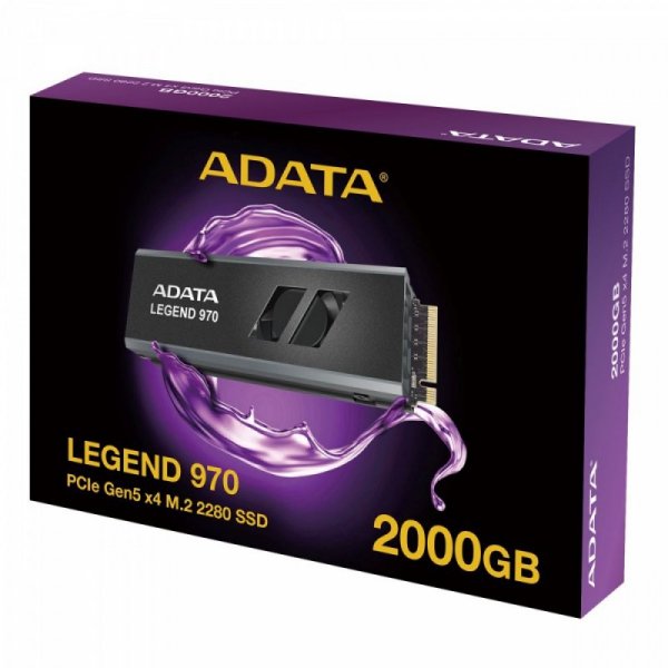 Adata Dysk SSD Legend 970 2000GB PCIe 5.0 10/10 GB/s M2
