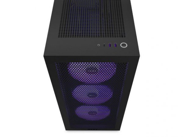 NZXT Obudowa H7 Flow RGB z oknem Czarna