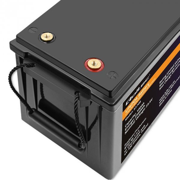 Qoltec Akumulator LiFePO4 Litowo-Żelazowo-Fosforanowy | 25.6V | 100Ah | 2560Wh | BMS
