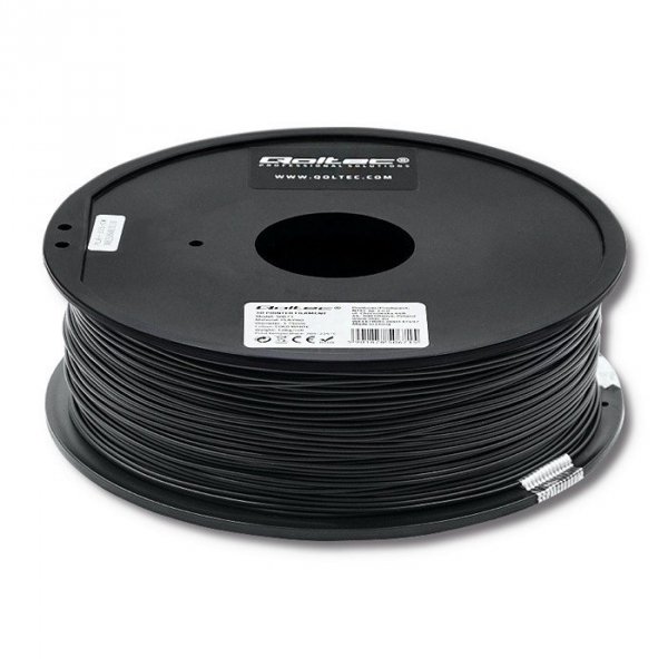 Qoltec Profesjonalny filament do druku 3D | PLA PRO | 1.75mm | 1kg |    Czarny