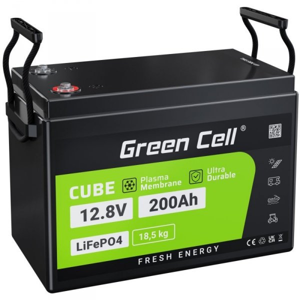 Green Cell Akumulator LiFePO4 12,8V 200 Ah 2560Wh