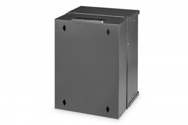 Digitus Szafa sieciowa wisząca 10 cali 9U, SOHO PRO 457 x 316 x 298 mm, nośność 60kg, drzwi szyba, niezłożona, Czarna