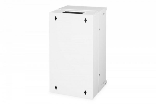 Digitus Szafa sieciowa wisząca 10 cali 12U, SOHO PRO 595 x 315 x 300 mm, nośność 60kg, drzwi szyba, niezłożona, Szara