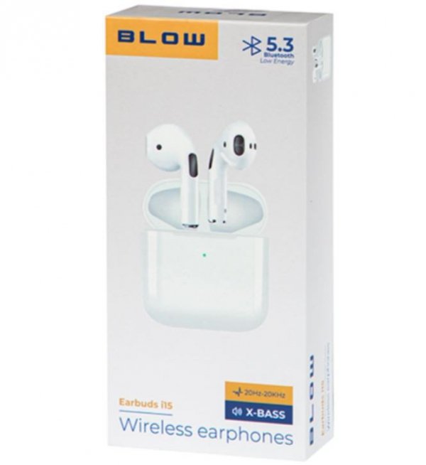 BLOW Słuchawki Earbuds i15 Białe