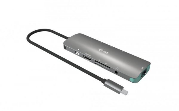 i-tec Zestaw Stacja dokująca USB-C Metal Nano 4K HDMI LAN z Power Delivery 100W + Ładowarka 100W