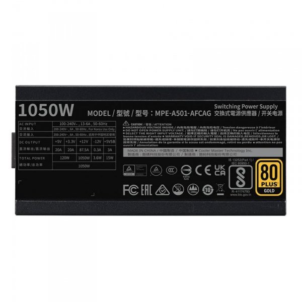 Cooler Master Zasilacz MWE Gold 1050 V2 ATX3.1