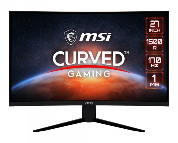 MSI Monitor 27 cali G273CQ LED/QHD/Curved/170Hz/czarny