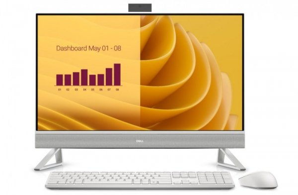 Dell Komputer Dell 27 All-in-One EC27250 Win11Pro 7-150U/32GB/1TB/27.0 FHD Touch/Intel Graphics/Cam/WLAN + BT/Backlit Kb/3Y ProS