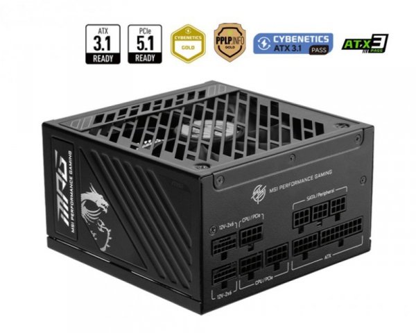 MSI Zasilacz MPG A1000GS PCIE5