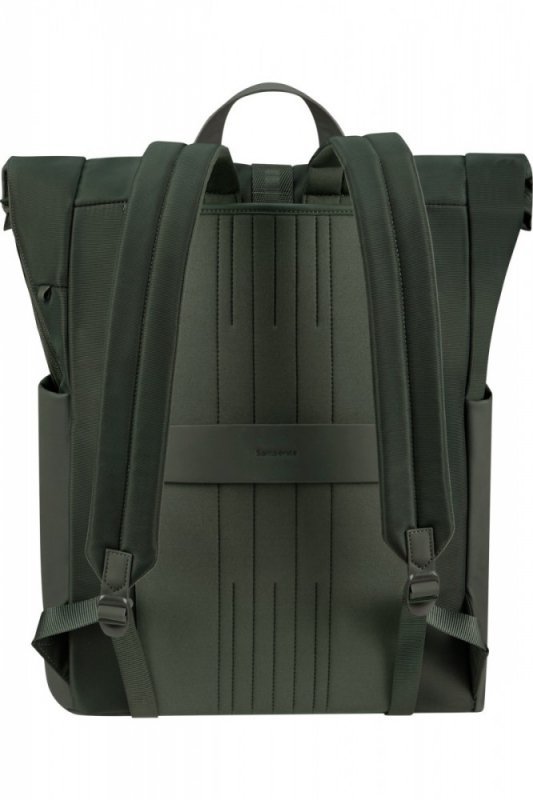 Samsonite Plecak na laptopa 15.6 cala Rolltop leśna zieleń