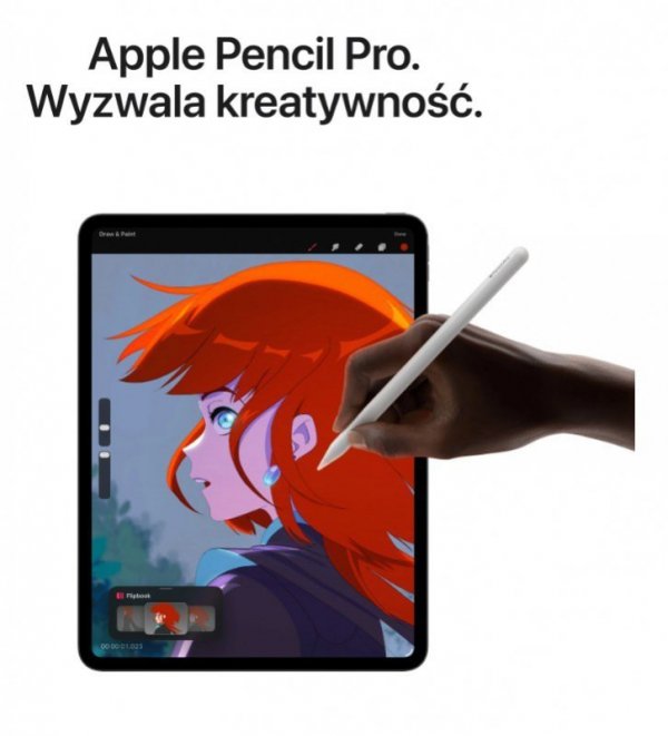 Apple iPad Pro 13-calowy Wi-Fi + Cellular 512GB ze szkłem standardowym - Srebrny