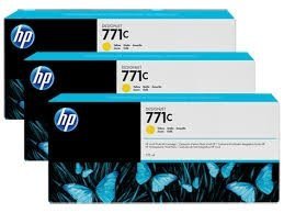 HP Tusz 771 Y 775ml Yellow 3Pk do Z6200 B6Y34A