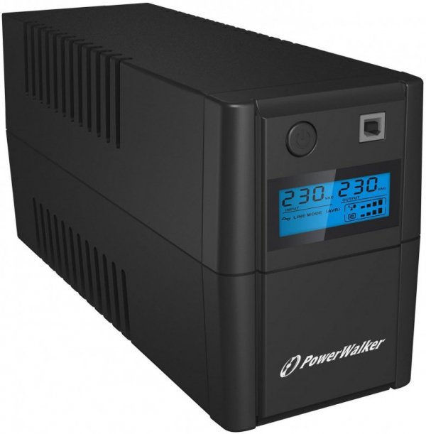 PowerWalker VI 650 SHL UPS 650VA/360W Line-Interactive with 2x  Schuko outlet