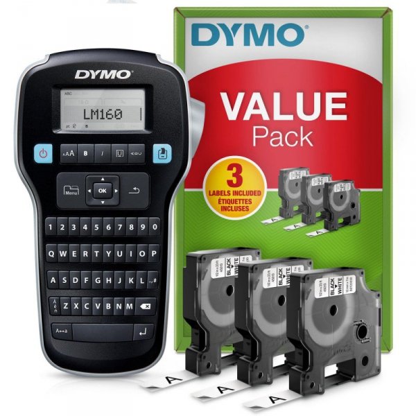 DYMO Labelmanager Dy Lm 160 Label  Printer Thermal Inkjet 180 X  180 Dpi 12 Mm/Sec D1 Qwerty