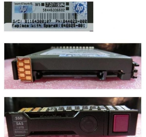 Hewlett Packard Enterprise DRV SSD 1.6TB 12G SFF SAS  MU-1 SC