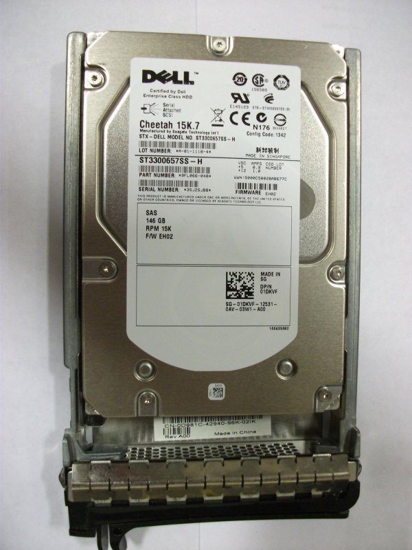CoreParts 146GB 3.5TH SAS 15K RPM HDD Dell Clean Pull