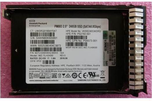 HP 240GB 6G SATA 2.5" SFF RI SC  SSD