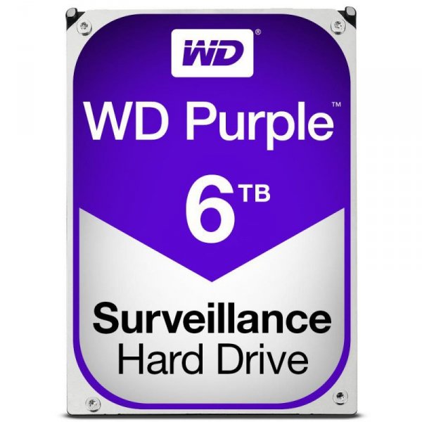 Western Digital WD Purple 6TB 24x7 Purple, 3.5", 6000 GB, 5400  RPM