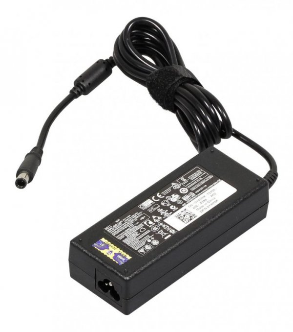 Dell AC Adapter, 90W, 19.5V, 3  Pin, 7.4mm, C6 Power Cord,  Lot 6 Version 2 (Not incl.) Y4M8K, Notebook, Indoor, 90 W, 19.5 V, B
