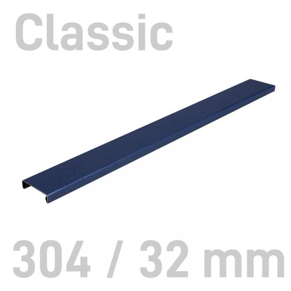 Grzbiety kanałowe MetalBind- O.CHANNEL Classic Niebieski - 304/32 mm- 10 sztuk