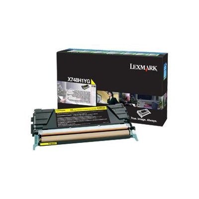 Toner Lexmark f X748 yellow 10K RP (X748H1YG)