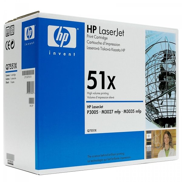 Toner HP black (13.000 stron) LJ P3005/M3035MFP/M3027MFP | Q7551X  