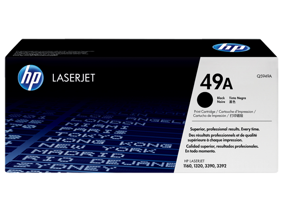 Toner HP czarny do LaserJet 1160/1320, LaserJet 3390/3392 wyd.do 2500 str. Q5949A 