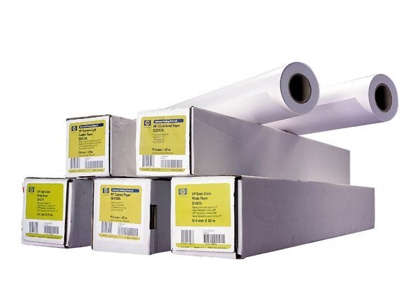 HP Universal Coated Paper-1524 mm x 45.7 m, 4.9 mil, 90 g/m2, Q1408B 