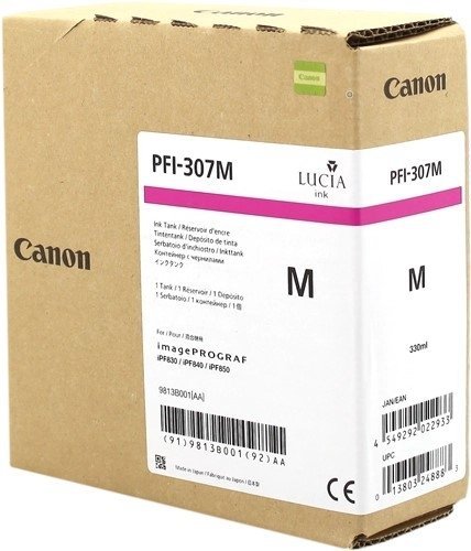 Tusz Canon PFI-307M magenta 330ml do iPF830 iPF840 iPF850