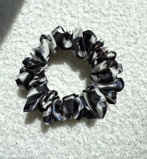 Scrunchie Gumka do włosów mini PANTERKA 