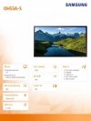 Samsung Monitor profesjonalny OH55A-S 55 cali Błyszczący 24h^7 3500(cd^m2) 1920 x 1080 (FHD) S7 Player (Tizen 5) 3 lata On-Site