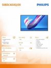Philips Monitor wielkoformatowy 50BDL3650Q 50 cali Public Display