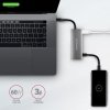 AXAGON HMC-5G21 Wieloportowy hub USB 5in1, 10Gbps, 2x USB-A + 2x USB-C + HDMI 4K^30Hz, PD 60W, 13cm USB-C kabel