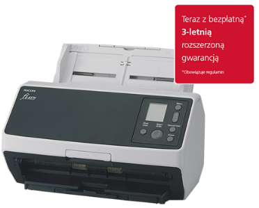 Skaner dokumentów Ricoh FI-8170 - bezpłatnie zarejestruj 3 lata gwarancji*, polska dystrybucja 