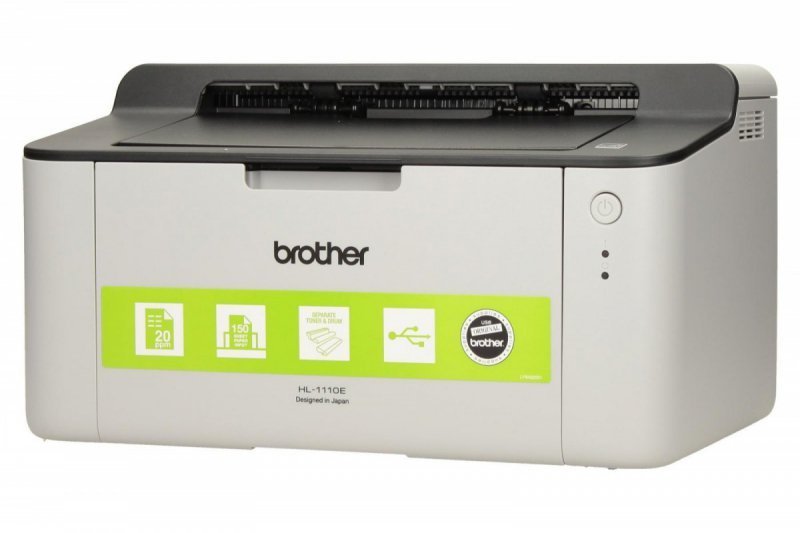 Brother Drukarka HL-1110E A4  mono USB^20ppm^pod.150ark.^1000kopii@start