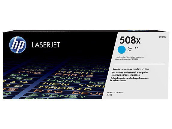 HP Inc. Toner 508X High Yield Cyan 9,5k CF361X