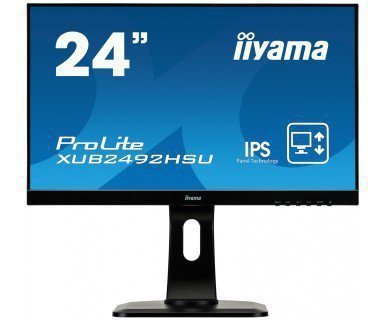 IIYAMA Monitor 24 XUB2492HSU- SPEAKERS,ULTRASLIM,USB