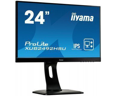 IIYAMA Monitor 24 XUB2492HSU- SPEAKERS,ULTRASLIM,USB