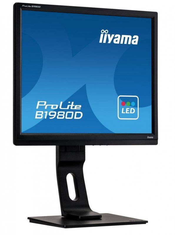 IIYAMA Monitor 19 cali B1980D-B1 DVI^VGA^5:4^PIVOT^HAS^ACR^VESA