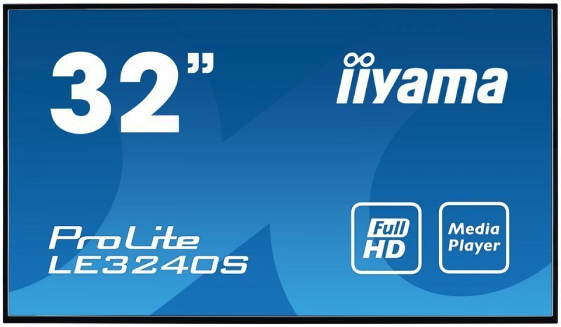 IIYAMA Monitor 32 LE3240S-B3 VA^FHD^HDMI^VGA^USB^RJ45^2X10W^16^7