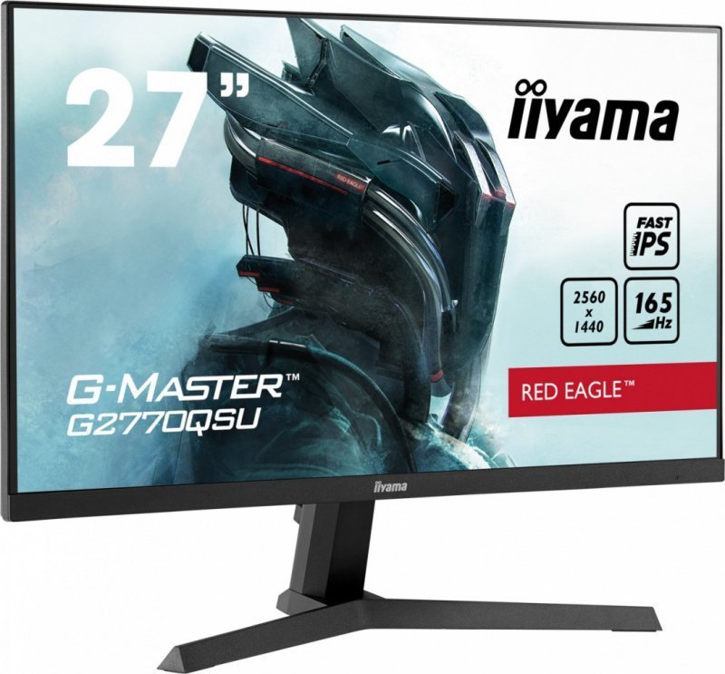 IIYAMA Monitor 27 cali G2770QSU-B1 0.5ms, IPS, DP, HDMI, 165Hz, 400cd^m2, USBx2