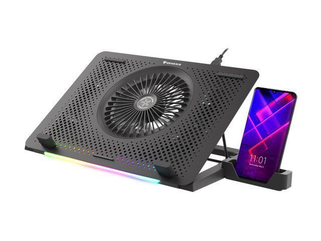 Genesis Podstawka pod notebook Genesis Oxid 450 RGB  15.6''