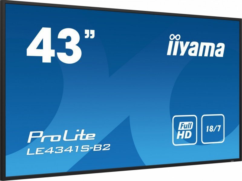 IIYAMA Monitor 42.5 cala ProLite LE4341S-B2 IPS,FHD,18^7,LAN,HDMI