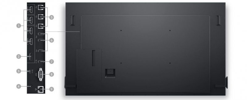 Dell Monitor C8621QT 85.6 cali Touch LED UHD^16:9^4HDMI^DP^USB^3Y