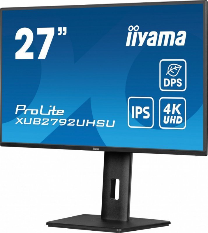 IIYAMA Monitor 27 cali XUB2792UHSU-B6,4K,IPS,DP,HDMI,USB-C