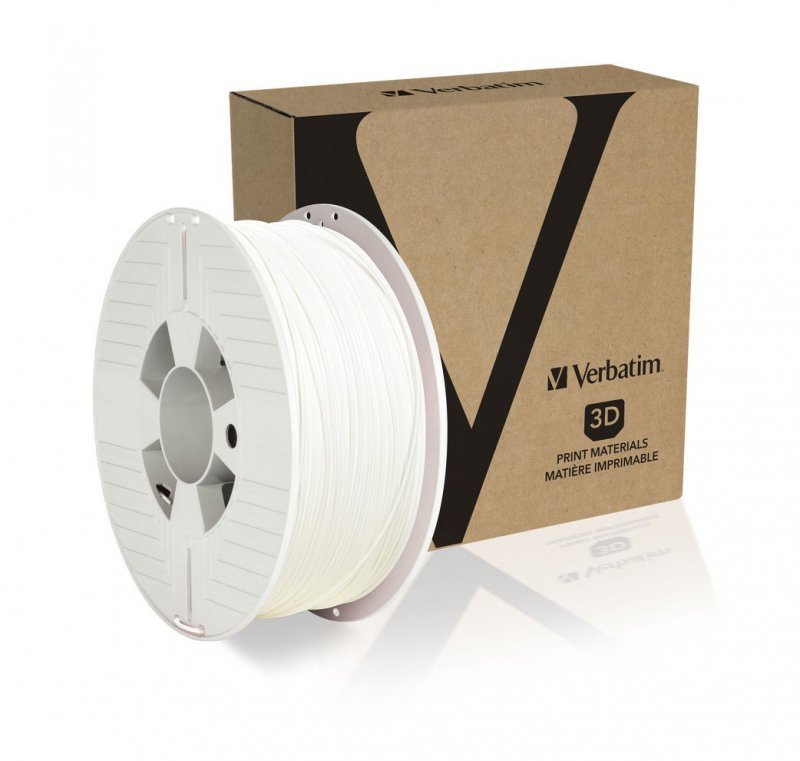 Verbatim Filament 3D ABS White 1,75mm^1kg^Biały^ 55027