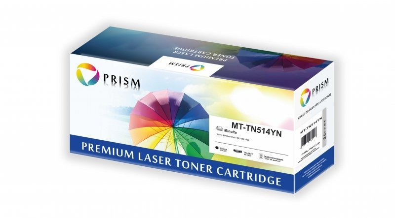 PRISM Minolta Toner TN-514Y C458 Yellow 26K C558