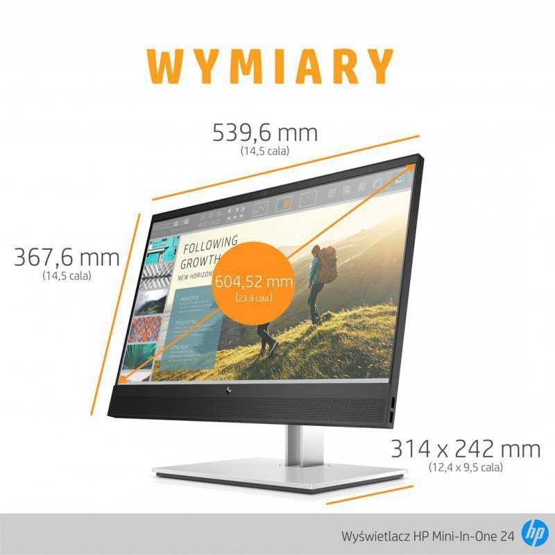 Monitor HP Mini-in-One 24 23,8&quot;FHD IPS 5ms 250nits 60Hz Cam USB