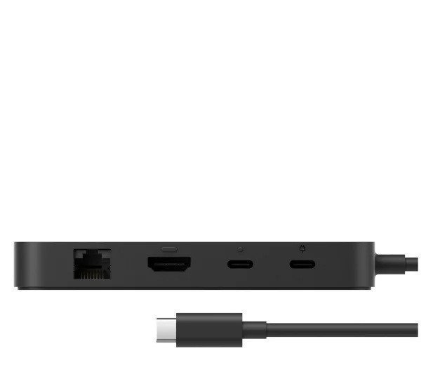 Microsoft Stacja dokująca Surface USB4 Dock 100W USB-C^HDMI^USB 3.2^TB4^RJ-45 czarna