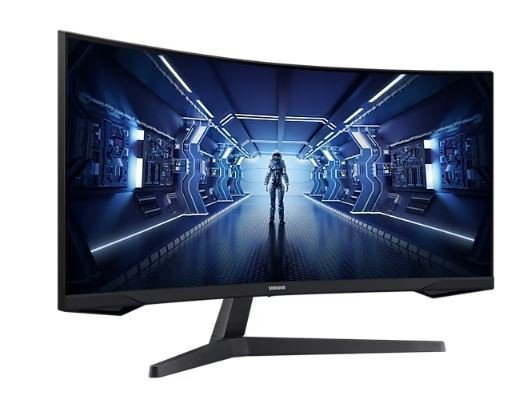 Samsung Monitor 34 cale LC34G55TWWPXEN VA 3440x1440 Ultra WQHD  21:9 format kinowy 1xHDMI^1xDP 1 ms (MPRT) zakrzywiony 165Hz Gam